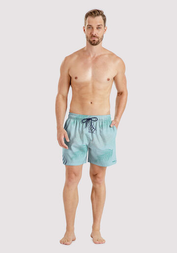 Shorts Masculino com Estampa Tropical, AZUL AIRBOX, large.