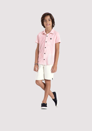 Conjunto Infantil com Camisa Manga Curta e Bermuda, SELVA SALMAO, large.